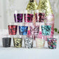 Metallic hot pink chunky confetti glitter for arts and crafts.