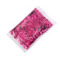 Metallic hot pink chunky confetti glitter in a 50g bag.