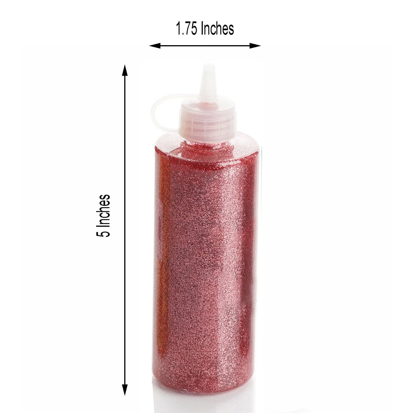 4 oz Metallic Rose Gold Glitter Glue for DIY Crafts