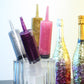 Metallic purple glitter glue for arts and crafts, DIY sensory bottle.