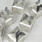 Silver butterfly top laser cut candy gift boxes, elegant party favors.