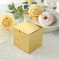 100 Pack 3" Easy DIY Gold Party Or Shower Favor Candy Gift Boxes