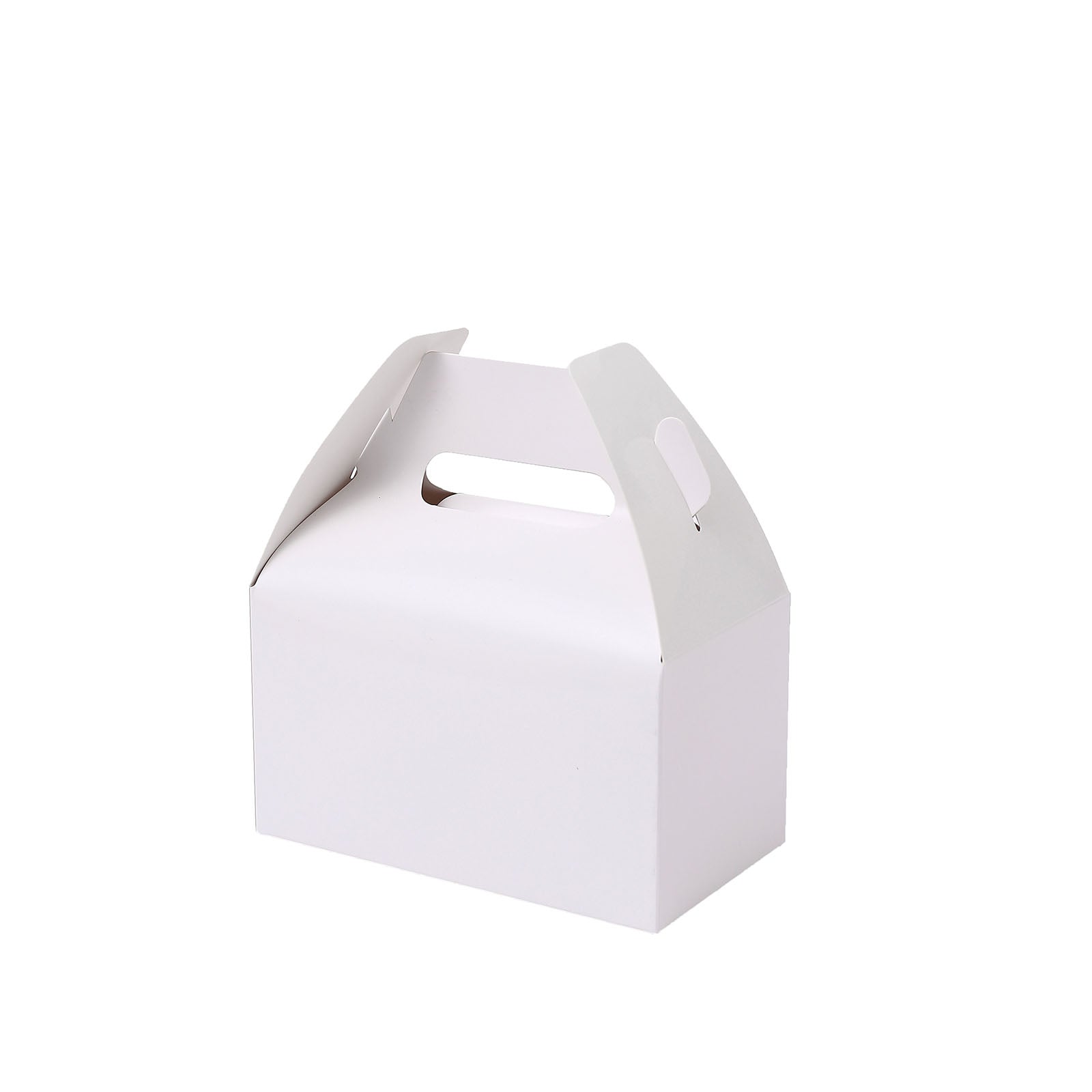 Classic White 25 Pack Of Tote Gable Boxes 6 Inch X 3.5 Inch X 7 Inch