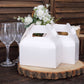 25 Pack Of 6 Inch X 3.5 Inch X 7 Inch Classic White Tote Gable Boxes