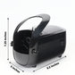 Black dual speed portable bubble machine, automatic bubble blower.