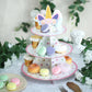 15" 3-Tier Unicorn Themed Cardboard Cupcake Dessert Stand Treat Tower