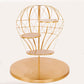 Hot Air Balloon Cupcake Stand Metal 4 Tier Gold 19 Inch#whtbkgd