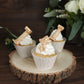White Paper Muffin Cups 25 Pack Lace Laser Cut