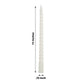12 Pack | 11inch White Premium Spiral Long Burn Wick Taper Candles