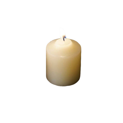 12 Pack | 2inch Ivory Votive Candles, Mini Multi-Purpose Candle Decor