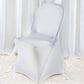 White Premium Spandex Stretch Fitted Folding Chair Cover With Foot Pockets - 220 GSM