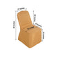 Gold Polyester Banquet Chair Cover, Reusable Stain Resistant Chair Cover