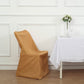 Gold Lifetime Polyester Reusable Folding Chair Cover, Durable Chair Cover
