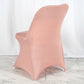 Dusty Rose Spandex Stretch Fitted Folding Chair Cover - 160 GSM