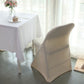 Beige Spandex Stretch Fitted Folding Chair Cover - 160 GSM