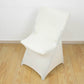 Ivory Stretch Spandex Lifetime Folding Chair Cover