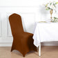 Cinnamon Brown Spandex Stretch Fitted Banquet Chair Cover - 160 GSM