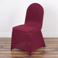 Burgundy Spandex Stretch Fitted Banquet Chair Cover - 160 GSM