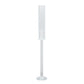 Clear Glass Hurricane Candle Holders With Taper And Cylinder Chimney Tubes in 26 Inch Tall#whtbkgd