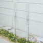 26 Inch Tall Clear Glass Candle Holders With Hurricane Taper And Cylinder Chimney