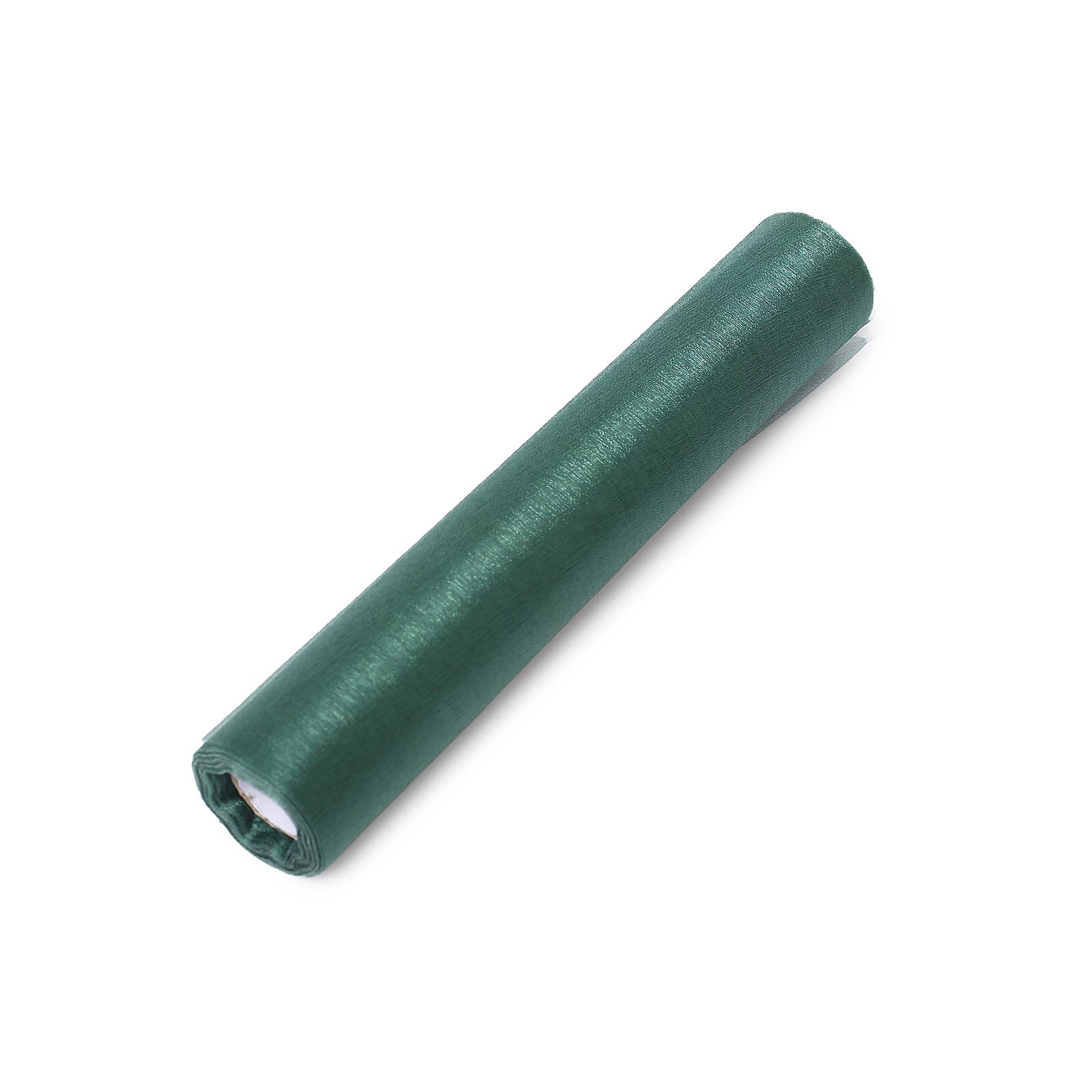 12 Inch x 10 Yard Hunter Emerald Green Sheer Chiffon Fabric