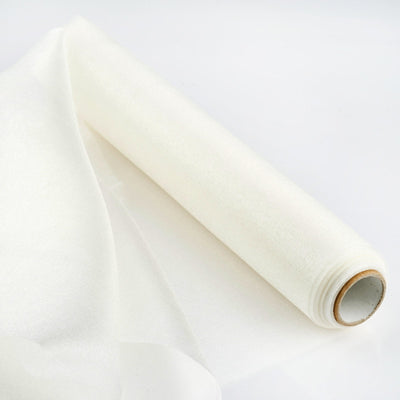 Elevate Your Event with Ivory Sheer Chiffon Fabric