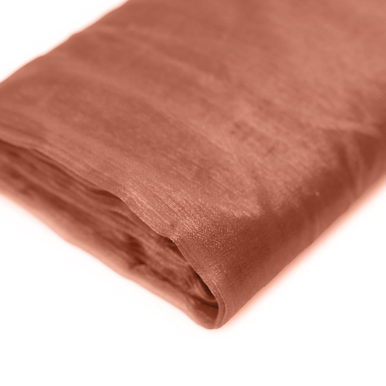 Terracotta Solid Sheer Chiffon 54 Inch x 10 Yard Fabric Bolt