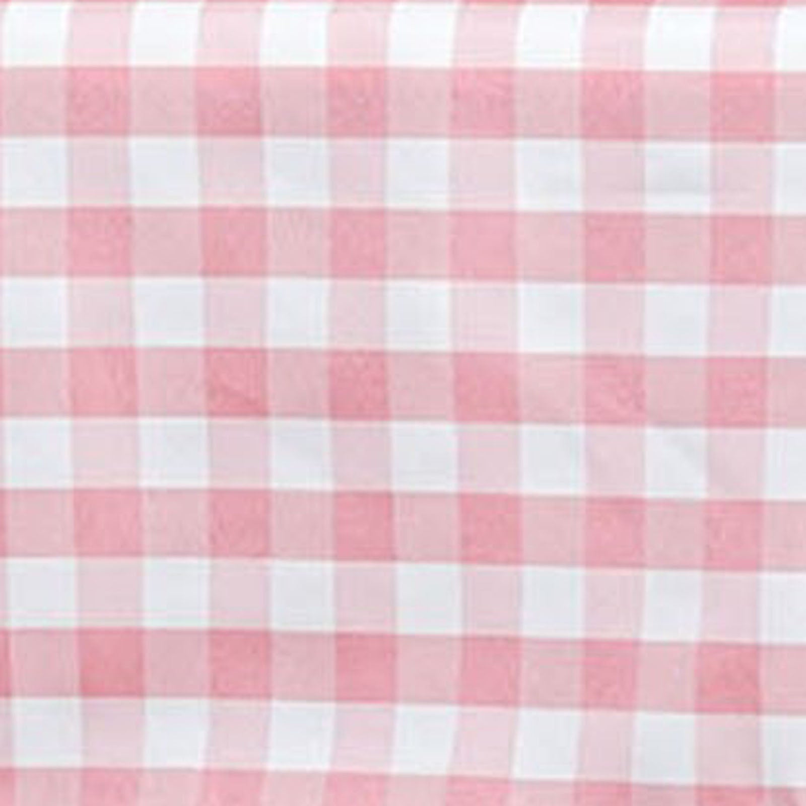 Buffalo Plaid Tablecloth | 108 Round | White/Rose Quartz | Checkered Gingham Polyester Tablecloth#whtbkgd