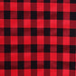 Black And Red Round Tablecloth 90 Inch Buffalo Plaid Checkered Polyester #whtbkgd