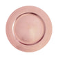 6 Pack | 13inch Blush/Rose Gold Acrylic Plastic Charger Plates, Dinner Party Decor#whtbkgd