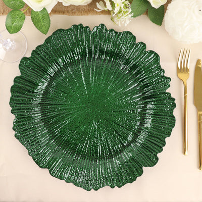 Versatility of Hunter Emerald Green Charger Plates