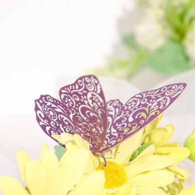 Creative Cake Decorations with Butterfly Decals