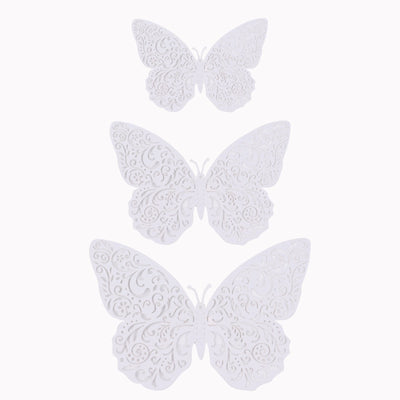 Elevate Your Decor with 3D White Butterfly Wall Decals