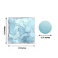 Dusty blue round foil metallic table confetti dots for balloon decor.