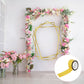Gold metallic film tape for DIY floral wrap and craft decor.