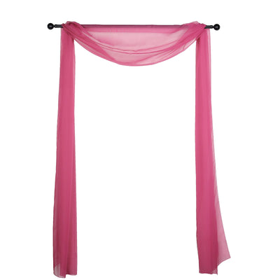 Elegant Fuchsia Sheer Organza for Events