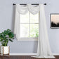 Ivory Organza Window Scarf Valance 18 Feet