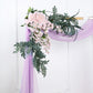 Lavender Sheer Organza Window Scarf Valance 18 Feet