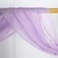 18 Feet Wedding Arch Drapery Fabric In Lavender Organza