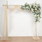 18 Feet Sheer Organza Nude Window Scarf Wedding Arch Drapery
