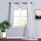 Organza Window Scarf Valance In White 18 Feet