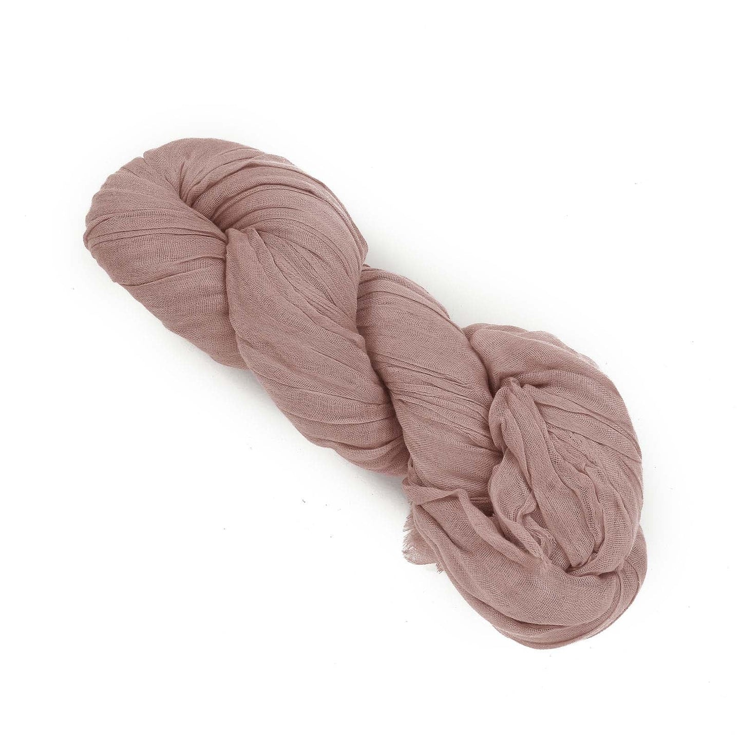 Dusty Rose Cheesecloth Window Scarf 20 Feet Valance