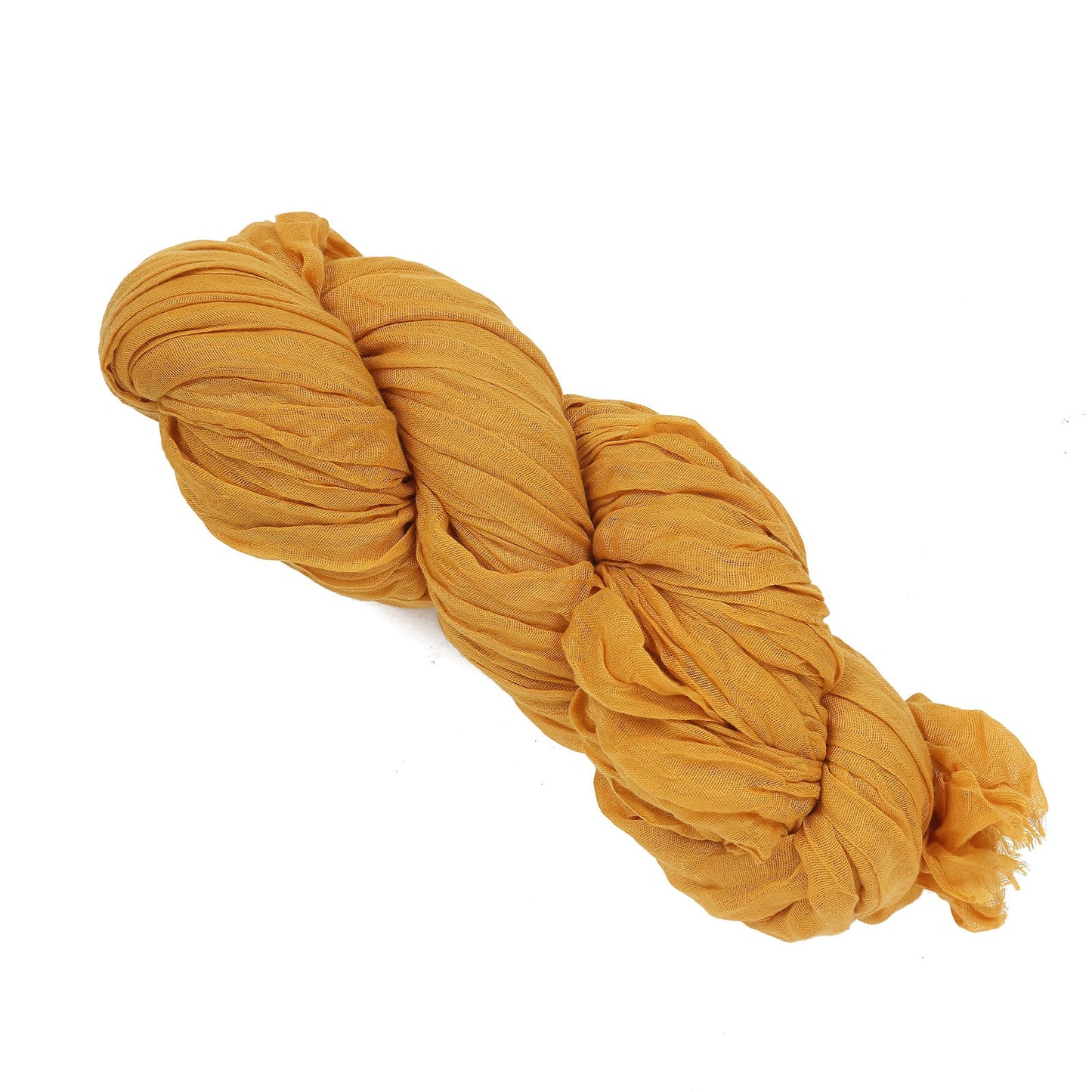 Mustard Yellow Cheesecloth Window Scarf 20 Feet Valance