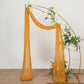 Mustard Yellow Cheesecloth Window Drapes 20 Feet Gauze Fabric