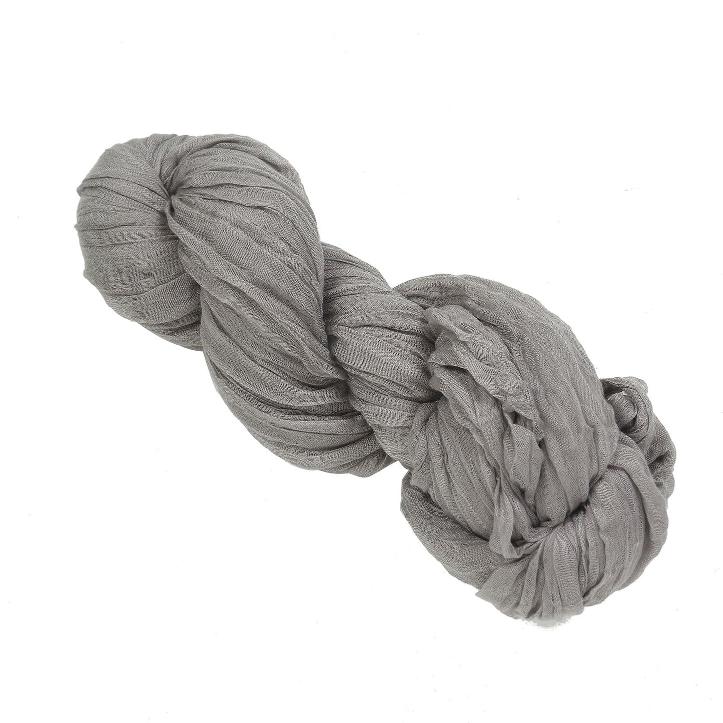 Gray Cheesecloth Window Scarf 20 Feet Valance