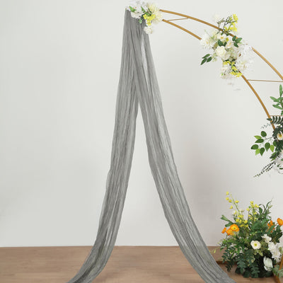 Transform Your Wedding with Gray Gauze Cheesecloth