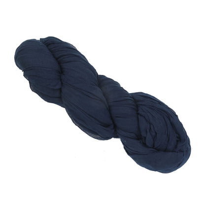 Navy Blue Cheesecloth Window Scarf 20 Feet Valance