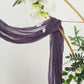 Cheesecloth Window Drapes In Purple Shade 20 Feet 