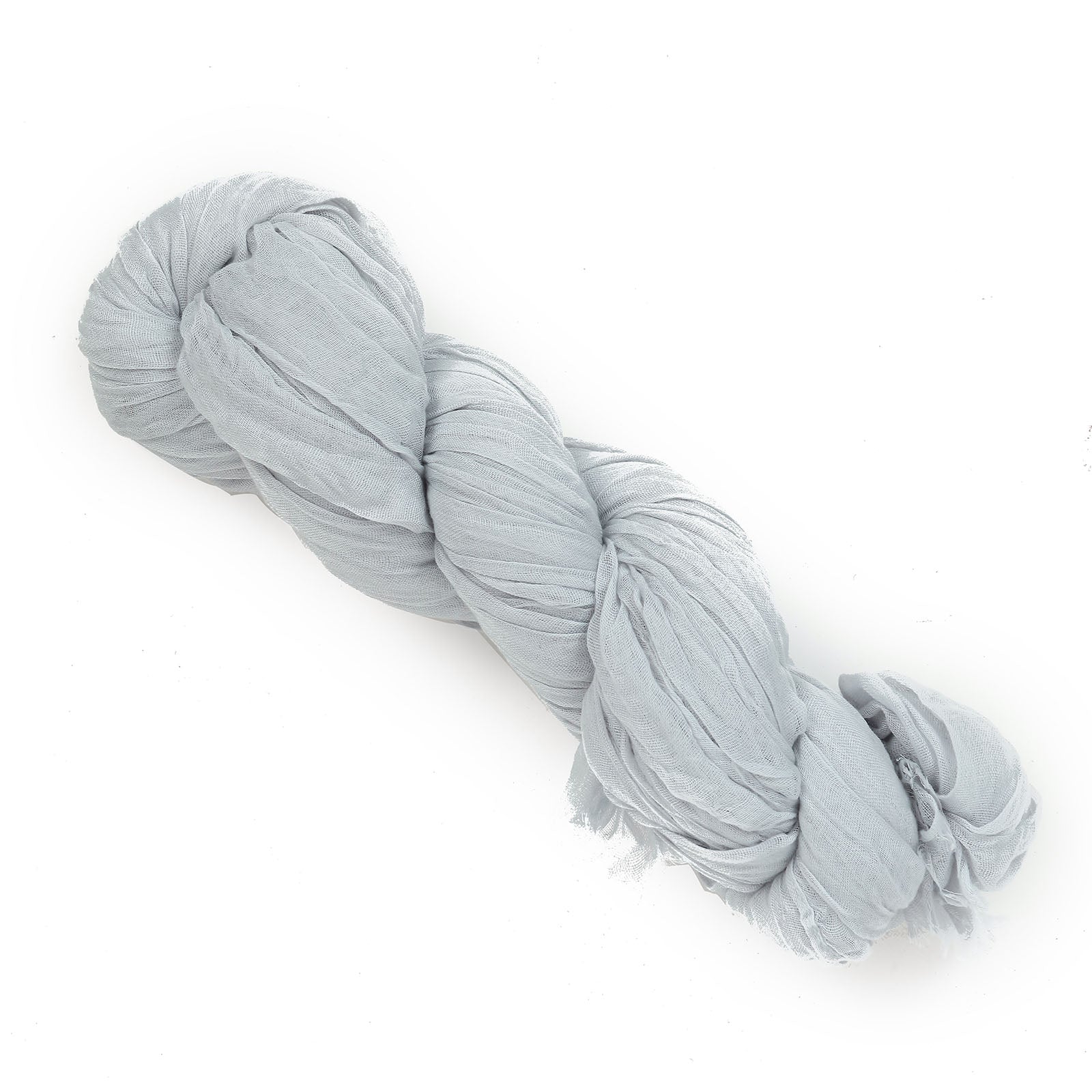 Silver Cheesecloth Window Scarf 20 Feet Valance