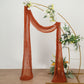 Terracotta Cheesecloth Window Drapes 20 Feet Gauze Fabric